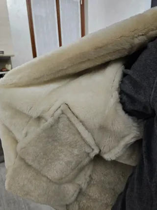 Montone uomo vera pelle taglia 50