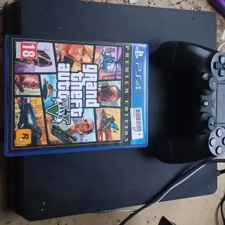 PS4 (PlayStation 4) con GTA V Premium Edition