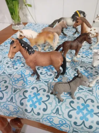 Lote Figuras Caballos Schleich