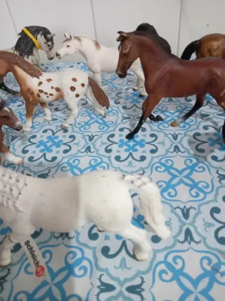Lote Figuras Caballos Schleich