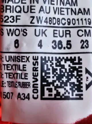 Botas Converse Rojas