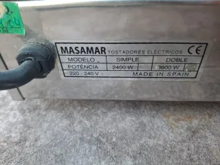 Tostadora industrial acero inoxidable