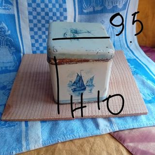 "Tizte" antica scatola caffè di fichi