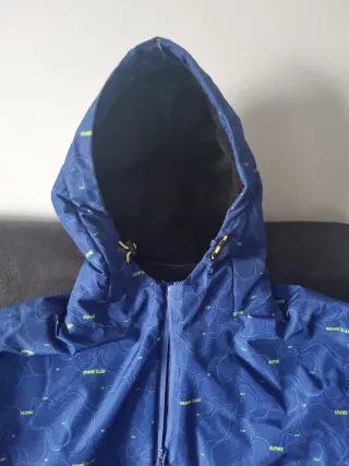 Abrigo niño azul T.13-14