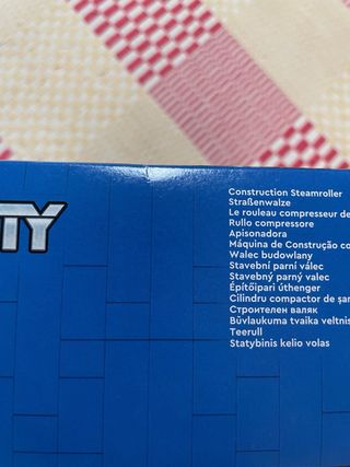 Lego 60401 City Construction Steamroller