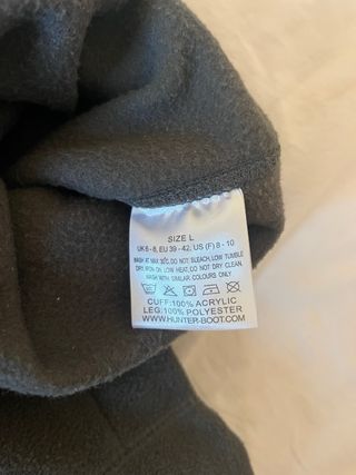 Calcetines grises largos para botas Hunter Tall