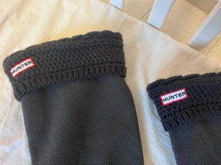 Calcetines grises largos para botas Hunter Tall