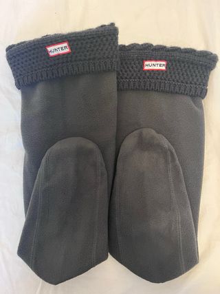 Calcetines grises largos para botas Hunter Tall