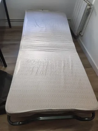 Cama supletoria plegable beige