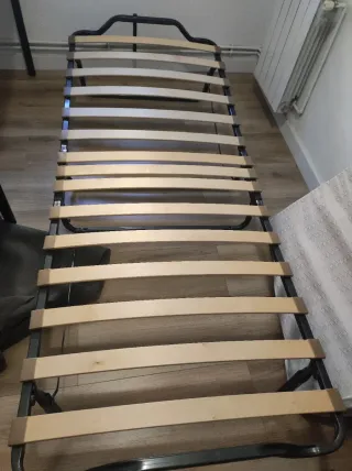 Cama supletoria plegable beige