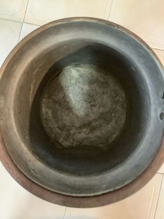 Calderone di rame antico