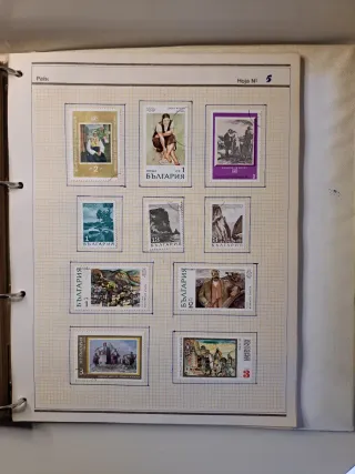 Sellos DDR Colección Flores y Animales