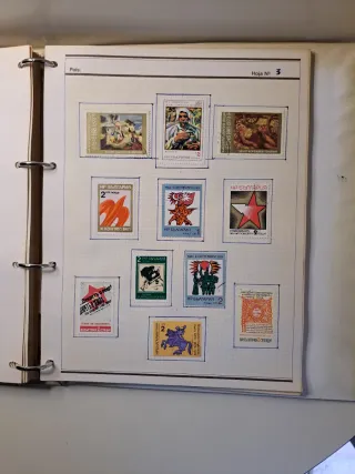 Sellos DDR Colección Flores y Animales