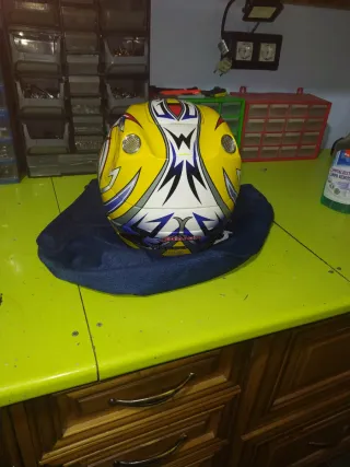 Casco Moto Nitro Amarillo