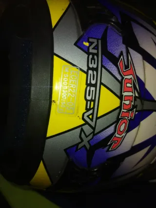 Casco Moto Nitro Amarillo