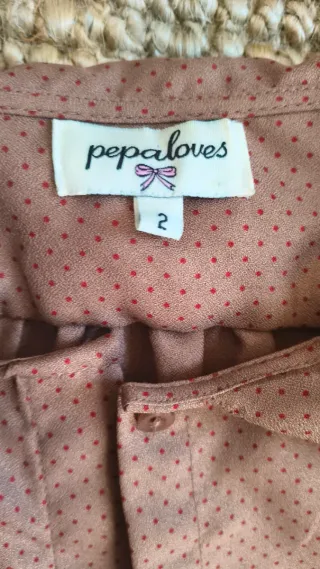 Blusa Pepaloves lunares Talla M