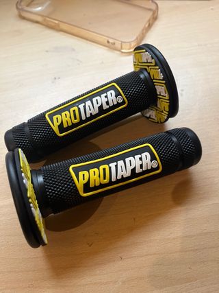 Puños Pro Taper Moto Negro/Amarillo