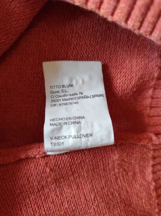 Jersey pico Titto Bluni hombre