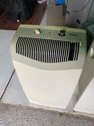 2 Aires Acondicionados Portátiles Beige/Gris