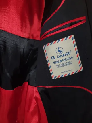 Americanas hombre azul y gris