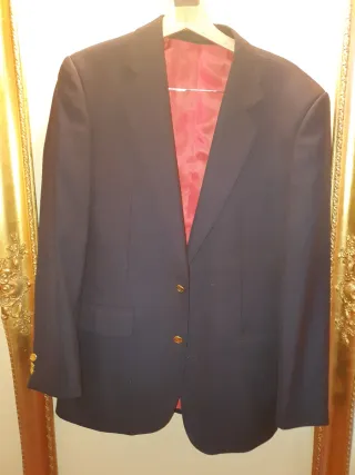 Americanas hombre azul y gris