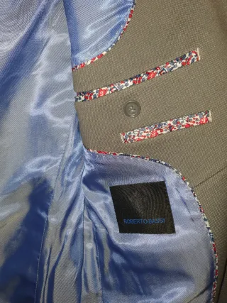 Americanas hombre azul y gris