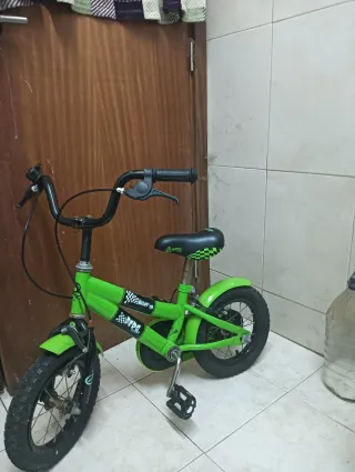 Bicicleta infantil verde BLAST