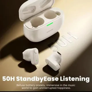 Auriculares Toocki TWS Bluetooth 5.3 Beige