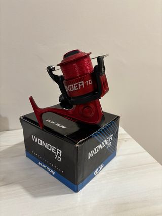 Carrete Pesca Zunzun Wonder 70 Rojo