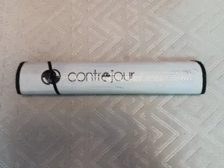 Parasol blanco para coche contrejour