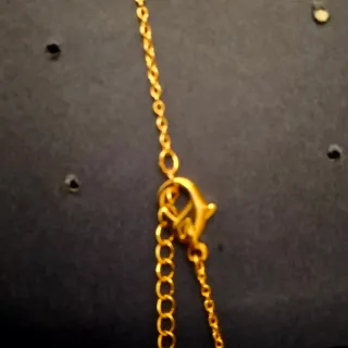 Collar Cisne Swarovski Dorado y Rosa