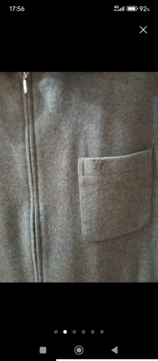 Chaqueta Caramelo Hombre Talla M Gris