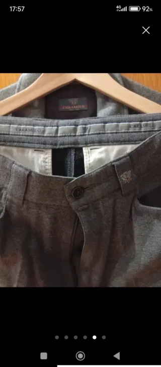 Chaqueta Caramelo Hombre Talla M Gris