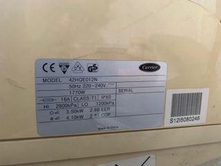 Aire Acondicionado Split Carrier Beige