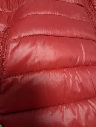 Chaqueta reversible acolchada roja Talla S