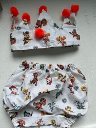 Conjunto corona y braguita Paw Patrol