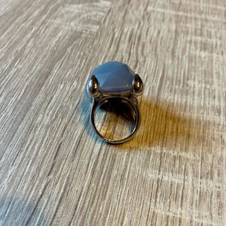 Anillo piedra malva combinado