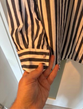 Camisa Ben Sherman Rayas Candy Azul/Blanco