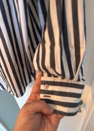 Camisa Ben Sherman Rayas Candy Azul/Blanco