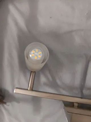 Lámparas de techo plateada