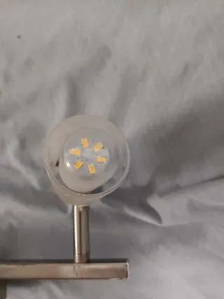 Lámparas de techo plateada