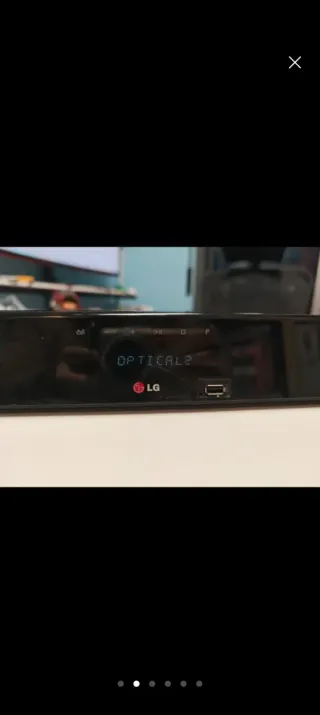 Barra de sonido LG negra
