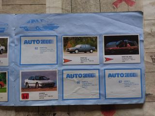 Álbum Cromos Coches Auto 2000. Incompleto