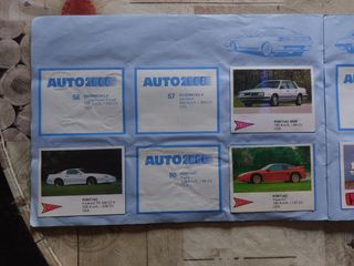 Álbum Cromos Coches Auto 2000. Incompleto