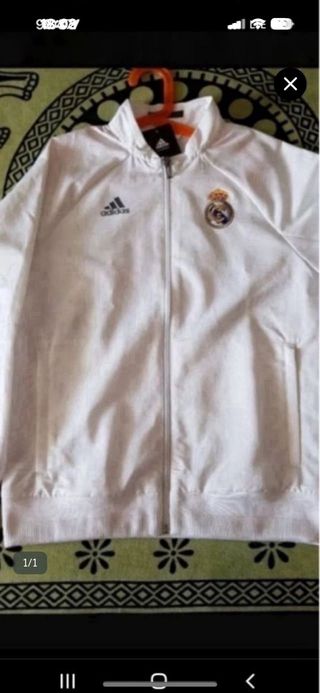 Chaqueta Adidas Blanca Talla 11-12 Años