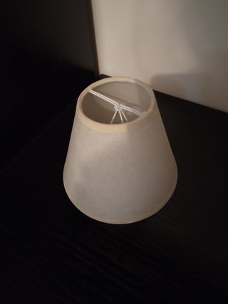 Pantalla de lámpara beige