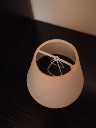 Pantalla de lámpara beige