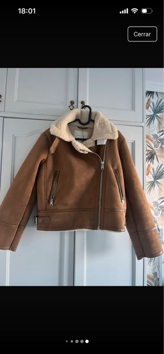 Chaqueta de ante calentita