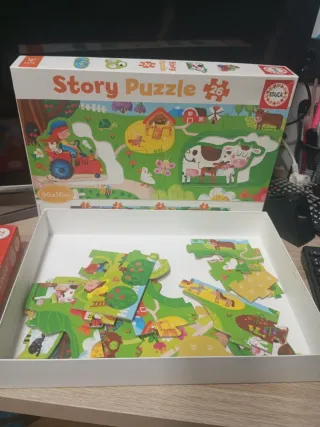 Puzzles Educa Story Puzzle y Lince