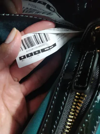 Bolso Adolfo Domínguez Verde Brillante